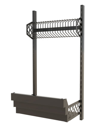 Triple Tier Stick Rack Display